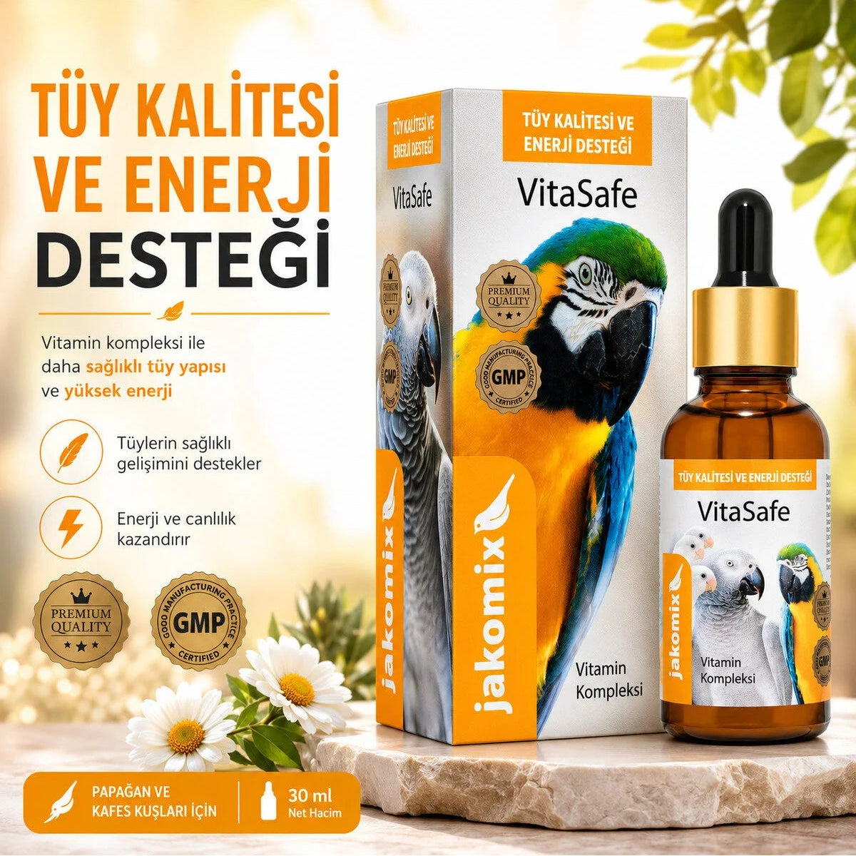 VitaSafe – Tüy Kalitesi, Enerji ve Vitamin Desteği