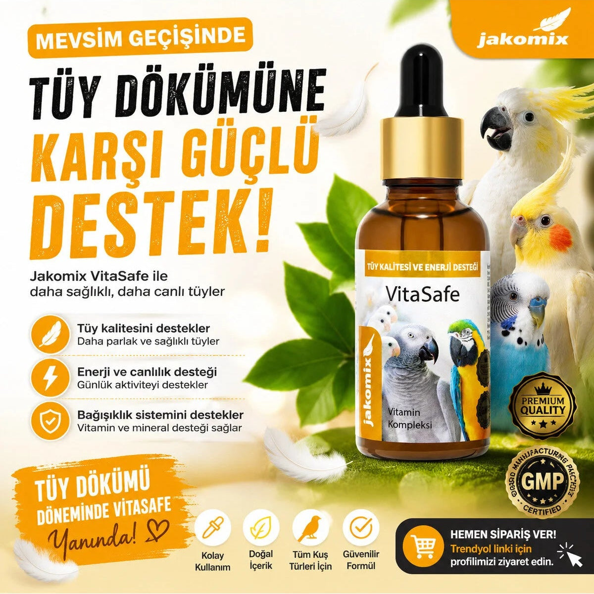 VitaSafe – Tüy Kalitesi, Enerji ve Vitamin Desteği