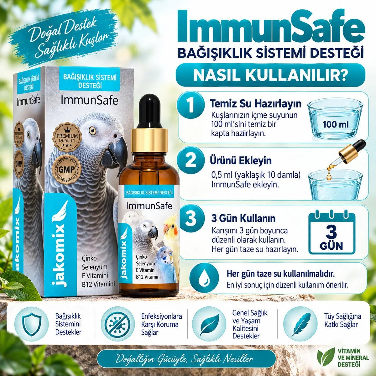 ImmunSafe – Bağışıklık ve Antioksidan Desteği